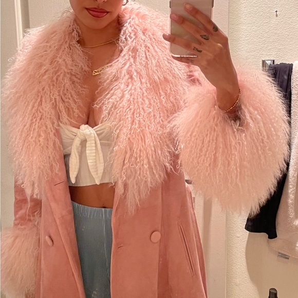 charlotte simone pink penny coat - Picture 2 of 7